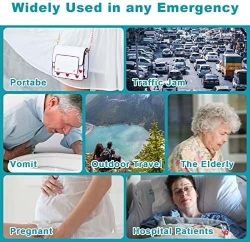 OUMEE 8/12/20/23/28 Pcs Emergency Disposable Urinal Bags, 700 ML Camping Pee Bags Unisex Urine Bag Vomit Bag for Travel Traffic Jam Portable Toilet Bag for Men Women - Image 7