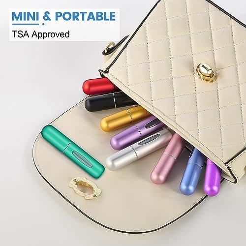 9 Pack 5ml Perfume Travel Refillable Mini Spray Bottles Atomizer Travel Perfume Bottle Refillable Empty Small Mister Spray Bottle for Travel Accessories - Image 6