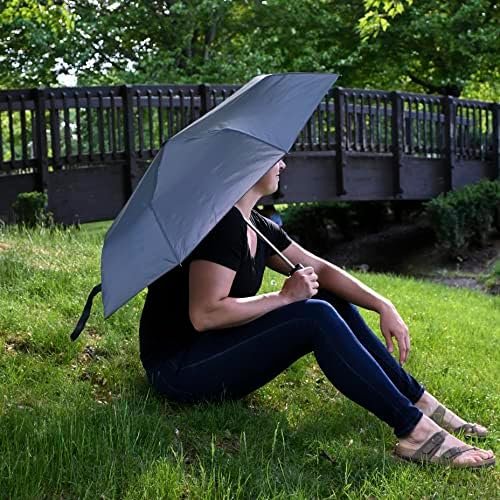 ShedRain Umbrellas Rain Essentials Manual Compact, Charcoal, One Size - Image 7