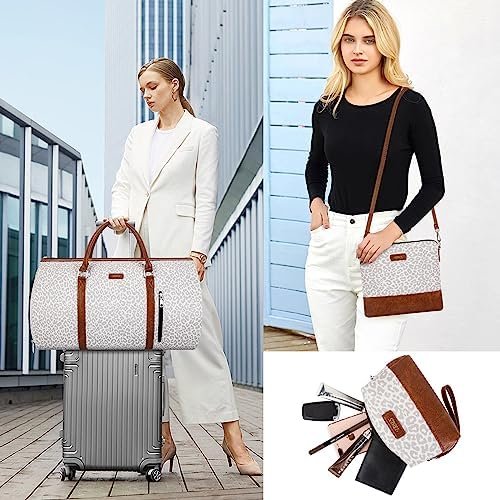 Convertible Garment Duffel Bag for Travel - Carry On Garment Bags With Toiletry Bag Large Weekender Bag for Men Women 2 in 1 Hanging Suitcase Suit Travel Duffel Overnight Bags 4pcs Set - Image 6