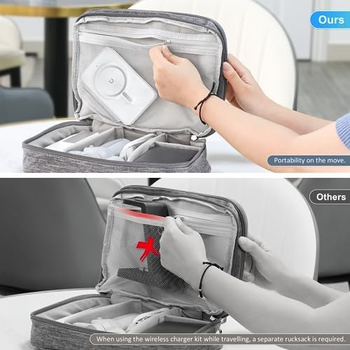 Wireless Charger for iPhone 16-3 in 1 Charging Station for Apple Devices, Travel Magnetic Charger pad for iPhone 15 14 13 12 pro max & AirPods 4/3/Pro & Apple Watch - Image 5