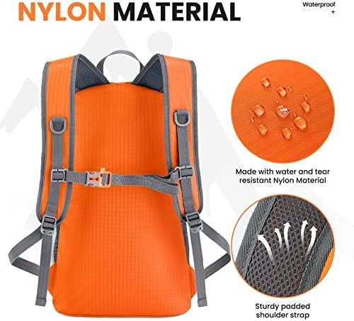 Venture Pal 35L Ultralight Lightweight Packable Foldable Travel Camping Hiking Outdoor Sports Backpack Daypack - Image 4