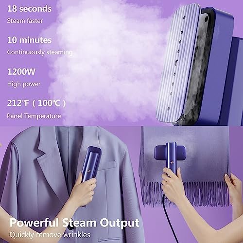 G5 Steam 2-in-1 Professional Handheld Steamer for Clothes and Iron for Clothes, Just 1lbs Lightly, 10 Minutes of Continuous Steam, 1200W Light Steam Iron for travel and home - Image 3