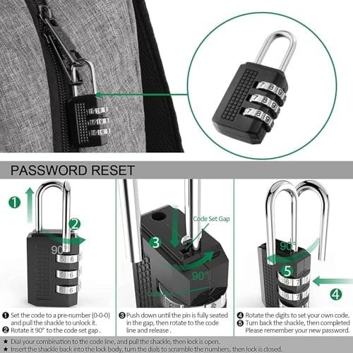 Mancro Laptop Backpack for Travel, Anti-theft Laptop Backpack for Men Business Backpack Work Daypack with USB Charging Port, Grey - Image 6