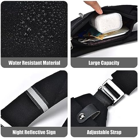 Fibrdoo Anti Theft Crossbody Bag for Women Men, Travel Purse Anti Theft Crossbody Sling Bag Shoulder Bag for Casual - Image 5