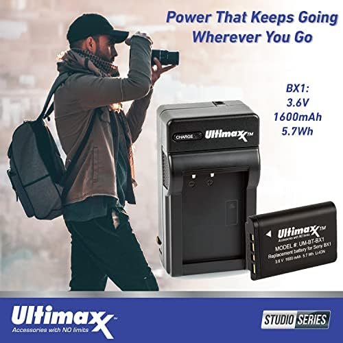 Ultimaxx Essential Accessory Bundle + Sony Cyber-Shot DSC-RX100 VII Digital Camera + SanDisk 64GB Ultra SDXC, 2X Replacement Batteries with Travel Charger, Mini “Gripster” Tripod & More (19pc Bundle) - Image 5