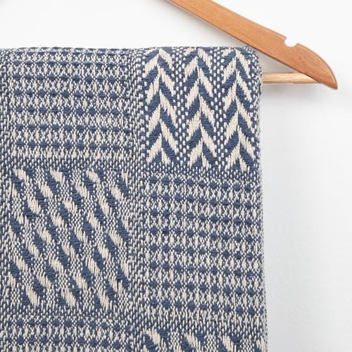 Arkwright Common Ground Bulk Blankets - Pack of 12 - Reversible 100% Cotton All Season Lightweight Couch Bed Throws for Wedding Guests, Travel, and Outdoor Events, 50 x 70 in, Block - Image 6