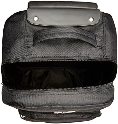 Rockland Double Handle Rolling Backpack, Black, 17-Inch - Image 8
