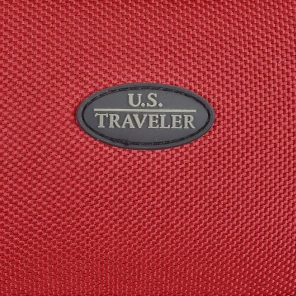 U.S. Traveler Rio, Lightweight Softside Suitcase, Rolling 20" Carry On Luggage, Red, Single - Image 5