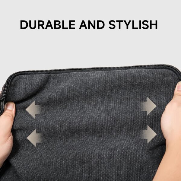 Canvas Expandable Duffle Bag for Men Traveling, Luggage Travel Bag Weekender Overnight Bag,Mens Gym Carry on Duffel Bags（Dark Grey） - Image 4